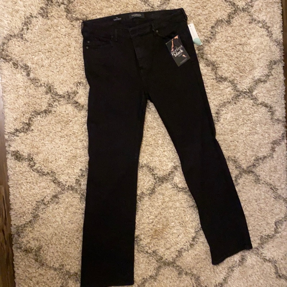 Liverpool jeans company the straight black jeans